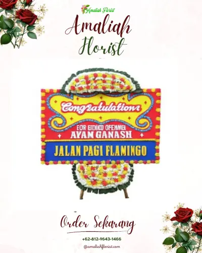 Bunga Papan Congratulation di Palabuan